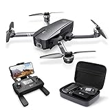 HOLY STONE HS720 Faltbare GPS Drohne mit 4K Kamera Full-HD Live Übertragung,RC Quadcopter mit bürstenloser Motor,26 Min. Lange Flugzeit,Follow Me,5G WLAN FPV,Handy gesteuert inkl. Koffer für Anfäng