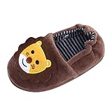 Hüttenschuhe Jungen Hausschuhe Geschlossen Plüschhausschuhe Kinderschuhe Mädchen Pantoffeln Plüsch Warme Gefüttert Baumwollschuhe Cartoon Kinder schuhe Weicher Boden H