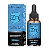 Vitablossom Liposomale Zinkpräparate 60ML - Hohe Absorption, besserer Geschmack | Vegan, gentechnikfrei, g