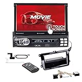 Caliber RMD 579DAB-BT 1-DIN Autoradio Einbauset ausfahrbarer Monitor Bluetooth DAB+ passend für Volkswagen VW Scirocco III ab 2008 Piano Black inkl Canb