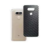 Vaxson 2 Stück Rückseite Schutzfolie, kompatibel mit LG G5 SE H840 H845 / LG G5 Lite, Backcover Skin - Carbon Schwarz [nicht Panzerglas/nicht Front Displayschutzfolie]