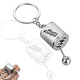 YISD Fast & Furious 9 Auto Shifter Keychain, Gear Shift Keychain,Shift Lever can be Shifted to Different Gears,Fast and Furious Creative Alloy Metal Car Key