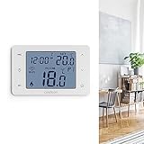 AVIDSEN Home Flow Thermostat, smarte Heizungssteuerung von Boiler/Warmwasserheizung, kabelgebunden, Smartphone App, ohne Abonnement, einfache I