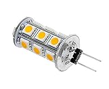 LYJASD Lyjun 10 G4 GY5.3 3W 18x5050SMD 180-220LM 3000K Warm White Light LED Corn Birne (12V) Neue Hohe Qualität (Emitting Color : Cold White, Support Dimmer : No)