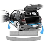 Blackshell® Lackschutz Set passend für Opel Mokka B | Bj. ab 2021 Alu gebürstet Silber - passgenauer Ladekantenschutz, Einstiegsleisten inkl. F