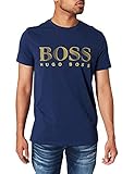 BOSS Herren Rn 2 T-Shirt, Dark Blue407, XL