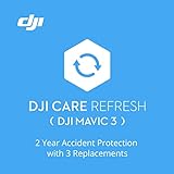 DJI Care Refresh für DJI Mavic 3（2-Jahresplan. Bis zu 3 Ersatzgeräte in 2 Jahren, Wasserschaden, Kollisionen und Flayway abzudecken. Garantieverlängerung um 1 J