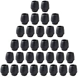Libershine 32PCS 12-16MM Silikon Stuhlbeinkappen, Silikon Stuhlbein Caps Füße Pads Schutzkappen für Stuhlbeine Stuhl Anti Kratzer für Runde Beine Wohnzimmer B