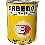 Büchner Erbedol Kunstharzlack/Schlepperlack 750 ml (Landini Cormick Grau 7588)