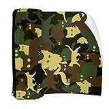 Federmäppchen mit Reißverschluss, für Münzen, Make-up, Kosmetiktasche, für Damen, Teenager, Mädchen, Jungen, Kinder, Katzen-Camouflag