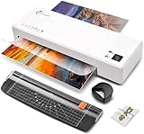 Laminiergerät A4 Laminiergerät Mit Folien 40Pcs A4 A5 A6 Tragbarer Laminator Mit Laminierfolien Laminiergeraet Für Den Heimgebrauch Büro Schullehrer Laminierset Laminiermaschine Für Fotos Karten Menü