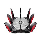 TP-LINK Archer AX11000 Next-Gen WiFi 6 Gigabit Tri-Band Wireless Cable Gaming Router, 4804Mbps/5Ghz * 2+1148Mbps/2,4GHz, 8 Gigabit LAN Ports, ideal für Gaming Xbox/PS4/Steam & 4K/8K Streaming