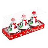Christmas candle Duftkerzen Geschenkset,3 PCS Duftkerze Set Geschenk Weihnachten Geschenk,Aromatherapie Kerzen für Weihnachtendeko,Wird für Weihnachtsdekorationskerzen Verw