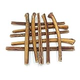 Ochsenziemer Hund 30 cm L - Hundeleckerli - Zahnpflege Hund - 100% Natürliches Getrocknetes Kauspielzeug Hund, 10 Stück