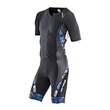 Orca 226 Short Sleeve Race Suit Men - Aero Trisuit Herren, Größe:S, Farbe:schwarz/b
