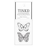 TINKD Schmetterling-Tattoo | Klebe- Tattoo Sticker Butterfly | Made in Germany