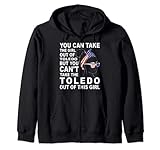 Girl From Toledo – Klassisches patriotisches Toledo-Mädchen Kapuzenjack