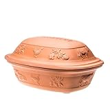 Römertopf 129 05 Rustico Bräter, Ton, Braun, 39 x 27 x 19,5