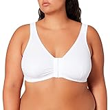 Ulla Popken Große Größen Damen Bustier BH, uni 68966820, Einfarbig, Gr. 115D, Weiß (weiss 20)