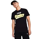 New Era Pittsburgh Steelers NFL Trikot Jersey American Football Fanshirt Schwarz Gelb - L