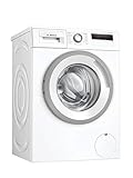 Bosch WAN28122 Serie 4 Waschmaschine, 7 kg, 1400 UpM, EcoSilence Drive leiser und effizienter Motor, NightWash extra leises Programm, SpeedPerfect schneller saubere Wäsche, Nachlegefunk