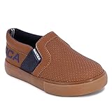 Nautica Wadi Toddler Sneaker Slip-On Casual Shoes-Tan Pu Smooth -6