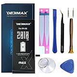 DEJIMAX Hohe Kapazität 2010mAh Akku Höher 22% für iPhone SE 2016(A1662, A1723, A1724), 2010mAh SE Ersatzakku mit Werkzeug