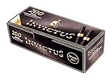 Invictus Black Zigarettenhülsen mit Goldring, 20 mm Filter, 200er Box 5 Boxen (1000 Hülsen)