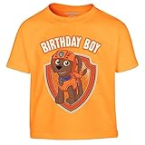 PAW PATROL - Zuma Birthday Boy Geburtstag Junge Kinder Jungen T-Shirt 128 Orang