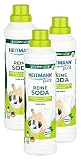 HEITMANN pure Reine Soda Flüssig: Ökologischer multifunktionaler Reiniger für den Haushalt, Zugabe zu Putzmittel 3x750
