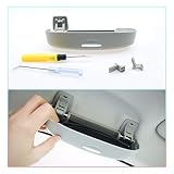 CDEFG Sonnenbrillenhalter Brillenetui für Honda HR-V Civic CRV Accord Auto Brillenhalter Auto Glasses Case Holder Brillenetui Käfig (Grau)