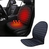 12v Auto Sitzheizung - Auflage Heizkissen Beheizte Sitzauflage Mit Temperatur Kontrolleur Universal Beheizte Sitzauflage für Auto, Universeller Autositzwärme, Beheizbare Sitzauflage (C)