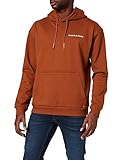 Scotch & Soda Unisex Hoodie aus Bio-Baumwolle Kapuzenpullover, Tobacco 1341, L