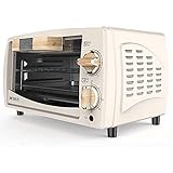 Elektrischer Tischbackofen 10L Minibackofen Elektrische Toasteröfen Multi-Kochfunktion 3D-Umluftbacken 800W