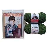 Boye I Taught Myself Strickset inkl. 2 Bernat Eukalyptus Softee Chunky Garn B