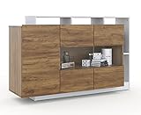 HYPE Rooms Sideboard Nevio-2 braun/weiß, 943005