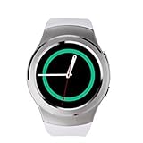 Swiss-Pro Smartwatch Smart Watch Weiß BT 4.0 / SIM-Karte/Pulsmesser/S