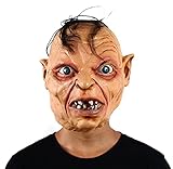 tytlmask Gollum Latex Maske Erwachsene Cosplay, Kostümzubehör Halloween Terror Party Kopfbedeckung Scarys Mask