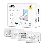 4er-Pack CNBINGO WiFi/WLAN-Schalter, Mini-Modul-Funkschalter für die meisten Geräte, Smart Light-Schalter Arbeiten mit Alexa/Google Home, Smart Life App für Fernbedienung, Neutralleiter Wird Benötig