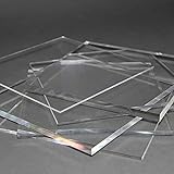 nattmann Acrylglas Zuschnitt PLEXIGLAS® Zuschnitt 10-25 mm Platte/Scheibe klar/transparent (10 mm, 300 x 300 mm)