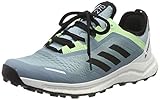 adidas Damen Terrex Agravic Flow W Cross-Trainer, Grau (Ash Grey S18/Core Black/Glow Green Ash Grey S18/Core Black/Glow Green), 40 2/3 EU