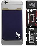 Gecko Travel Tech - Kartenhalter für Smartphones - Haftendes Kartenfach - Handytasche Handy-Tasche in M