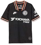Nike Kinder CFC Y NK BRT STAD JSY SS 3R Football T-Shirt, Black/White, M