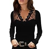 Damen Shirt Sommer Tops Kurzarm Rundhals Bluse Casual Oversize Oberteile mit Geraffter Ärmel(A20 - Black, XX-Large)