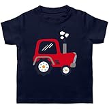 Fahrzeuge Baby - Kinder Traktor - 18/24 Monate - Navy Blau - Fun - BZ02 - Baby T-S