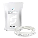 smardy 3 Meter Osmoseschlauch 6,35mm (1/4') weiß, Kühlschrankschlauch Wasserschlauch für Side by Side Kühlschrank, Wasserfilter, Umkehrosmoseanlage,