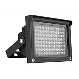 skrskr 96 LEDs IR Illuminator Array Infrarotlampen Nachtsicht im Freien wasserdicht für CCTV-Überwachungsk