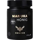 maorika - Manuka Honig 400 MGO + 250g im Glas (lichtundurchlässig, kein Plastik) - laborgeprüft, zertifiziert aus N