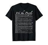 United States Bill of Rights US-Verfassung T-Shirt T-S