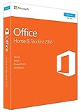 Office 2016 Home and Student - Box - 1 PC - Word Excel PowerPoint OneNote - MS Office 2016 für Windows 7 / 8 / 8.1 / 10